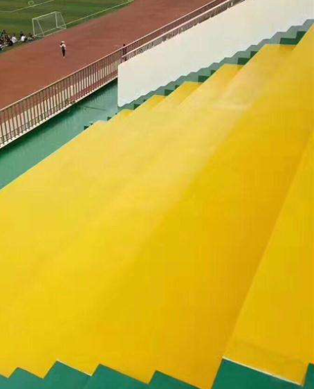 海棠球场台阶翻新修补改造